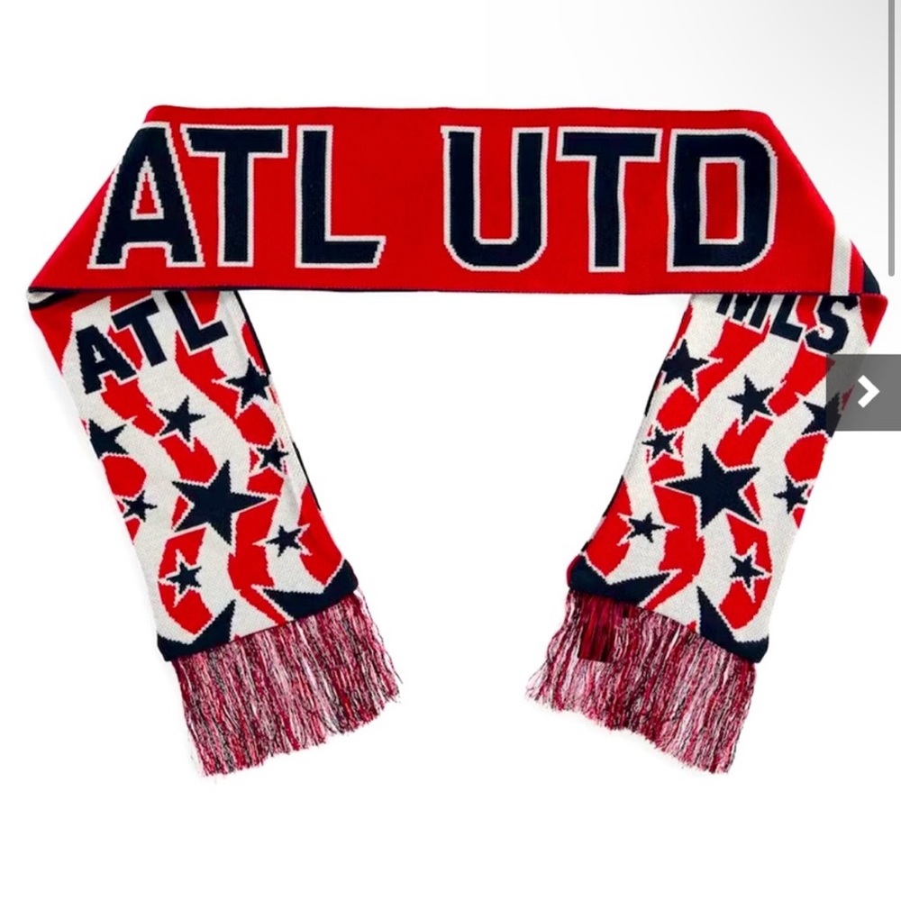 NWT Atlanta United FC America Athletic Navy / White Scarf